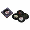 David Bowie Records Coaster Set -MLB Shop RETDBRCS 26652.1603926340