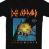 Def Leppard Pyromania Black T-Shirt -MLB Shop RETDLPBf 66050.1623258504