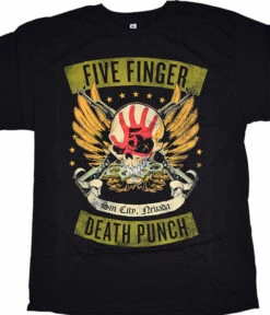 Locked And Loaded Black T-Shirt