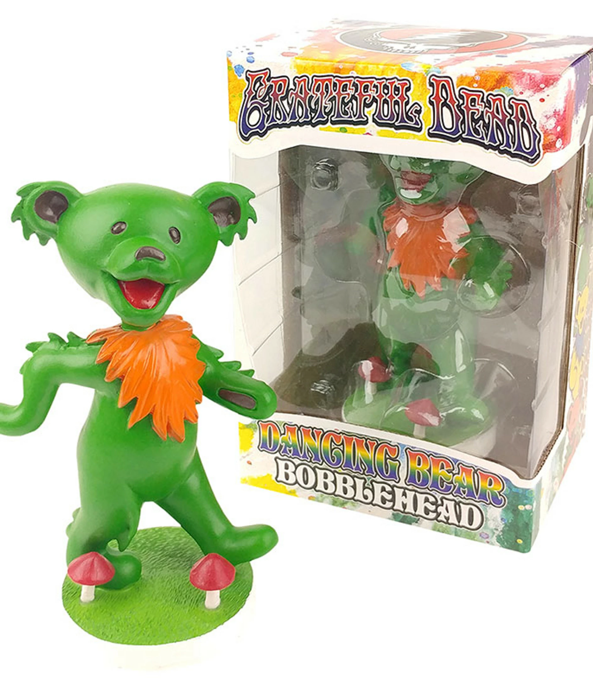 GD Bobblehead Dancing Bear Green 3 GD Bobblehead Dancing Bear Green