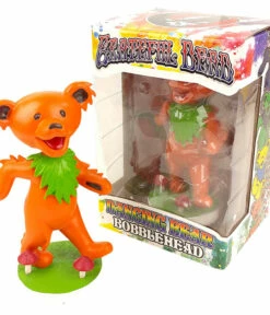 GD Bobblehead Dancing Bear Orange