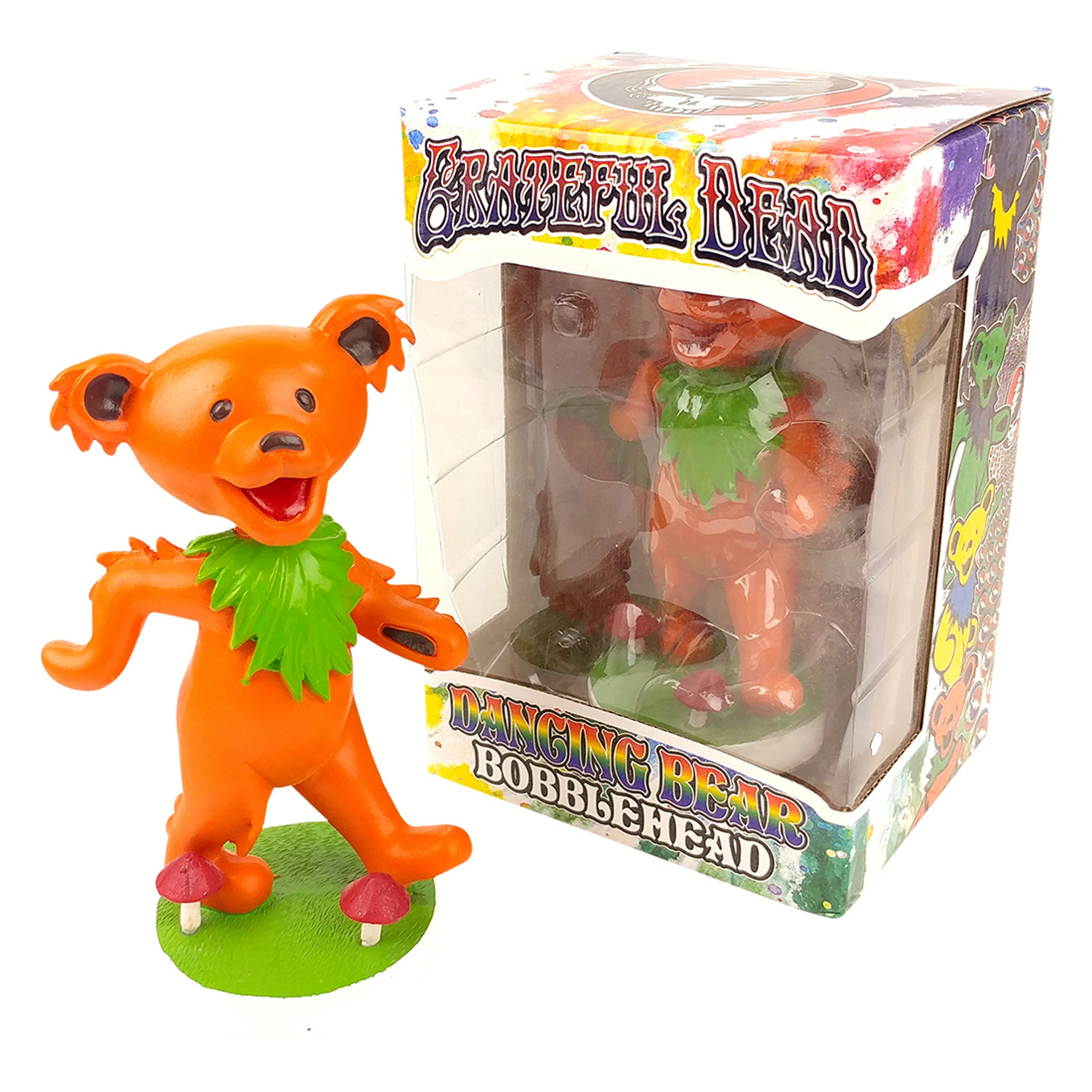 GD Bobblehead Dancing Bear Orange 4 GD Bobblehead Dancing Bear Orange - Image 2