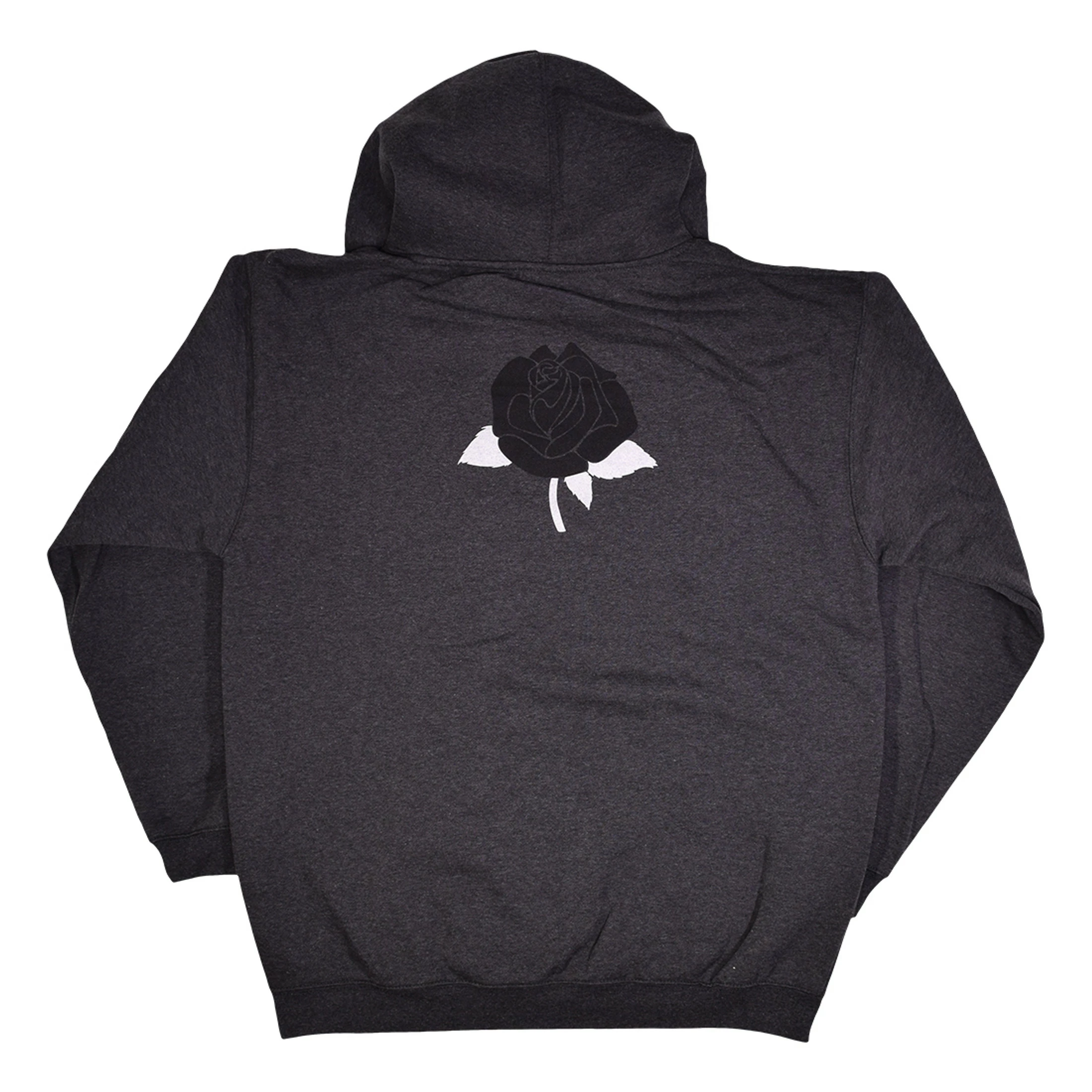 GD Blue Rose Smoke Grey Hoodie 5 GD Blue Rose Smoke Grey Hoodie - Image 3