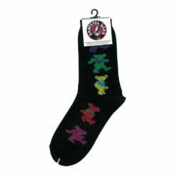 GD Dancing Bear Ladies Black Socks -MLB Shop RETGDDBBS 40292.1452277888