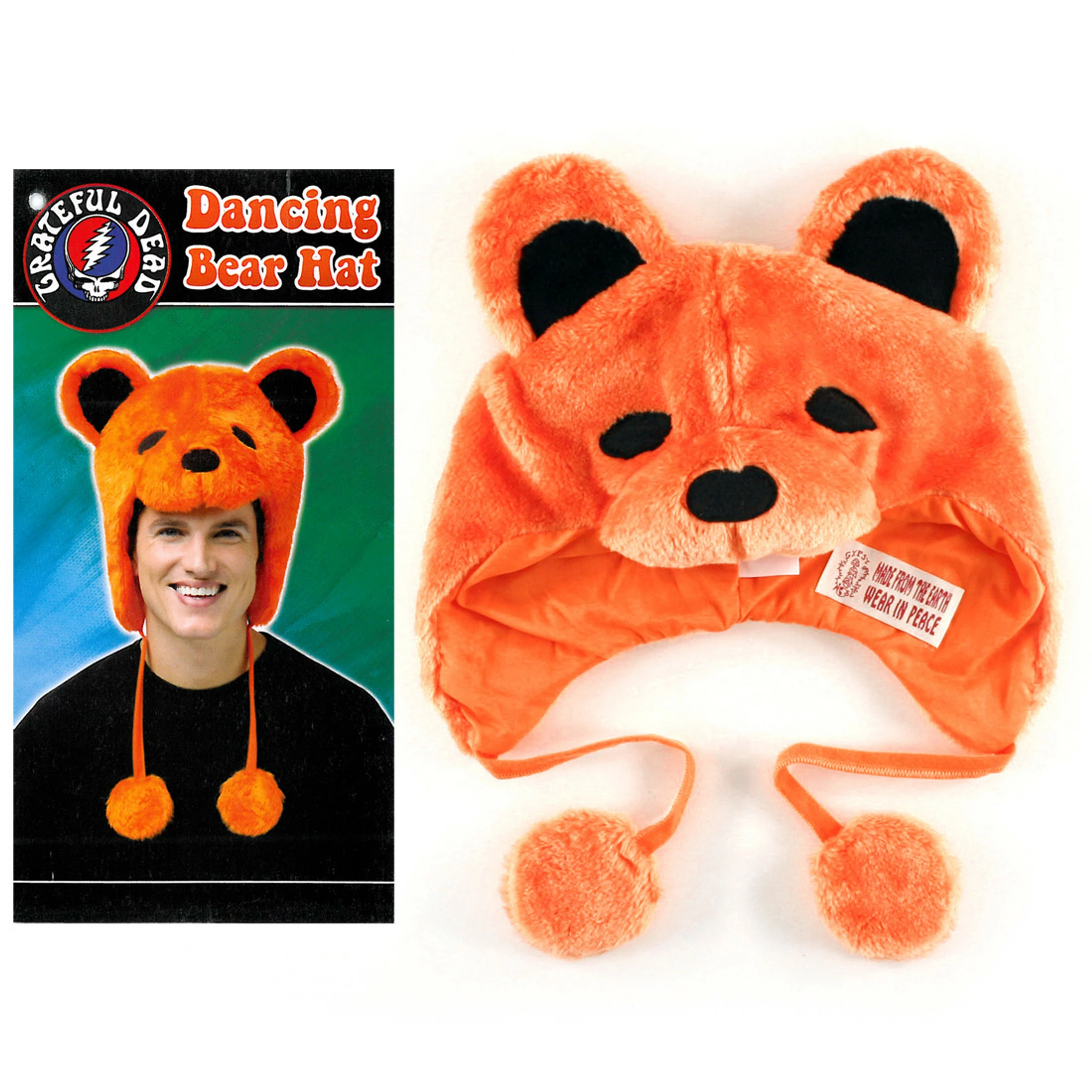 GD Dancin Bear Orange Hat 4 GD Dancin Bear Orange Hat - Image 2