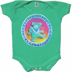 Dancing Bear Green Onesie -MLB Shop RETGDDBOf 92676.1389218782