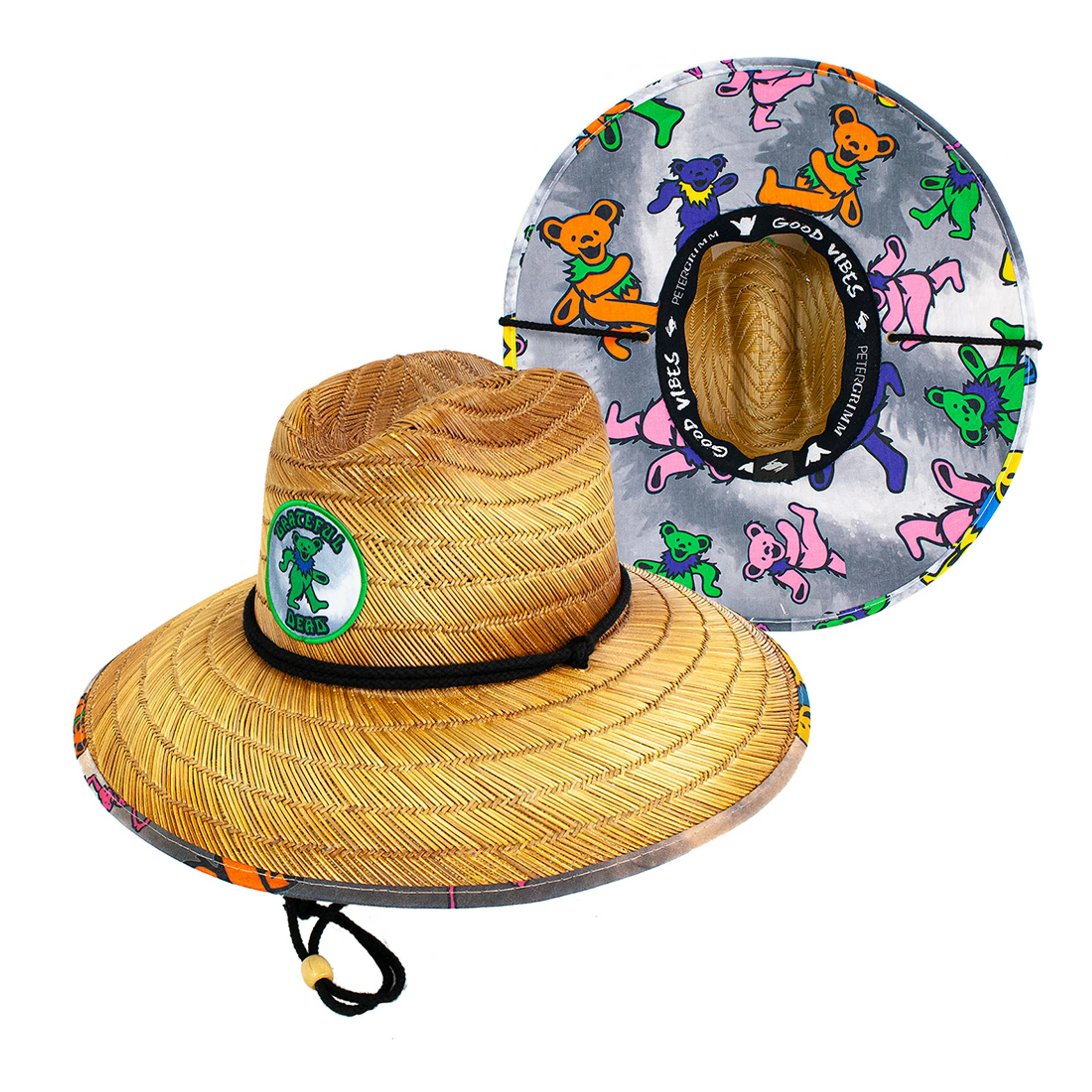 Dancing Bear Straw Sun Hat 4 Dancing Bear Straw Sun Hat - Image 2
