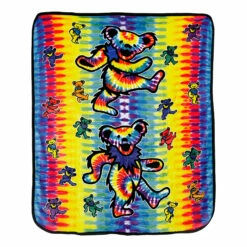 GD Dancing Bear Tie-Dye Fleece Blanket -MLB Shop RETGDDBTDB 73344.1642702822