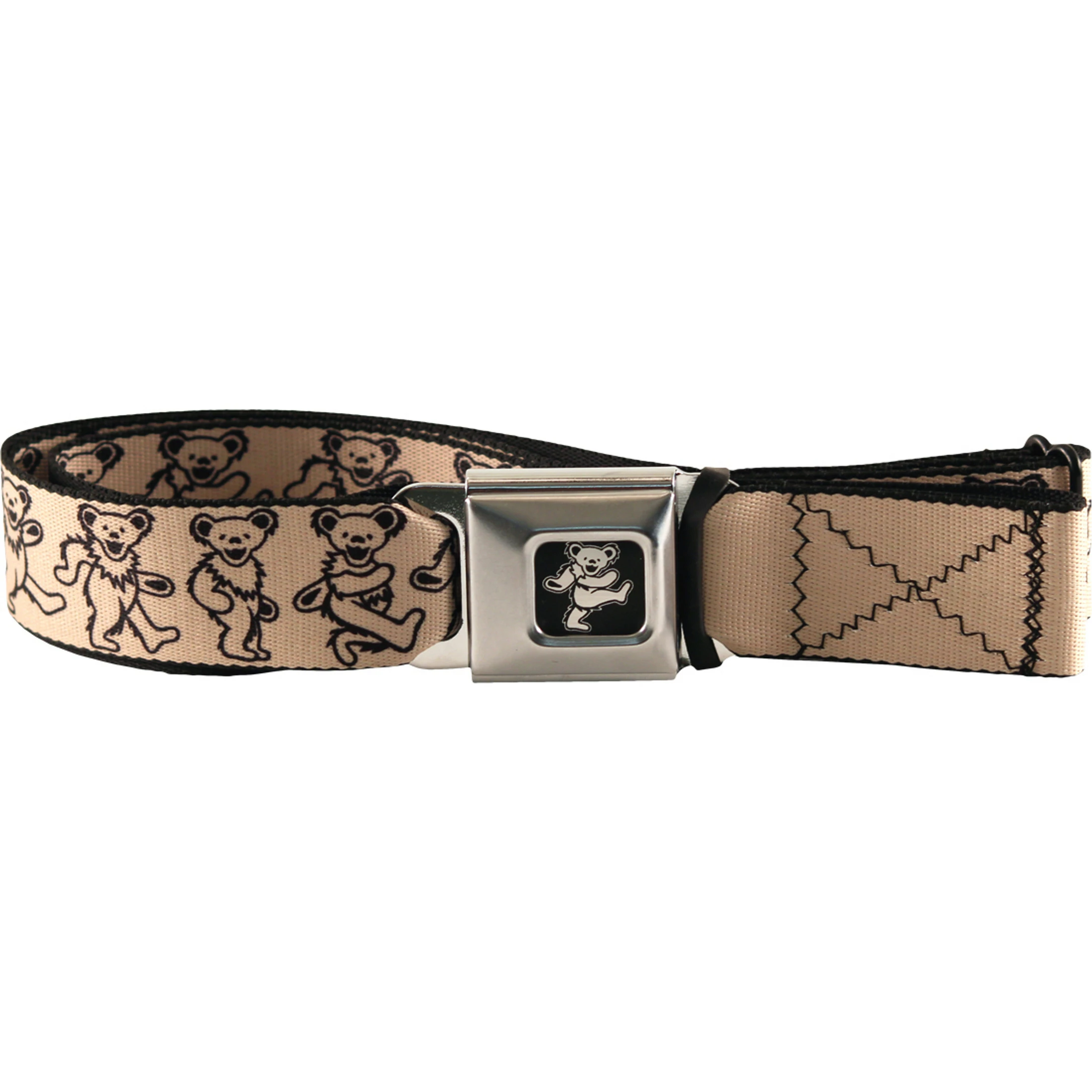 Dancing Bear Seatbelt Belt Tan 4 Dancing Bear Seatbelt Belt Tan - Image 2