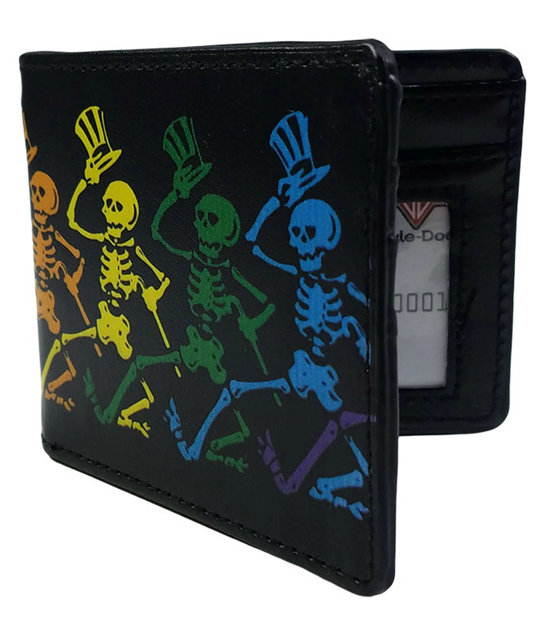 GD Dancing Skeletons Bi-Fold Wallet 3 GD Dancing Skeletons Bi-Fold Wallet