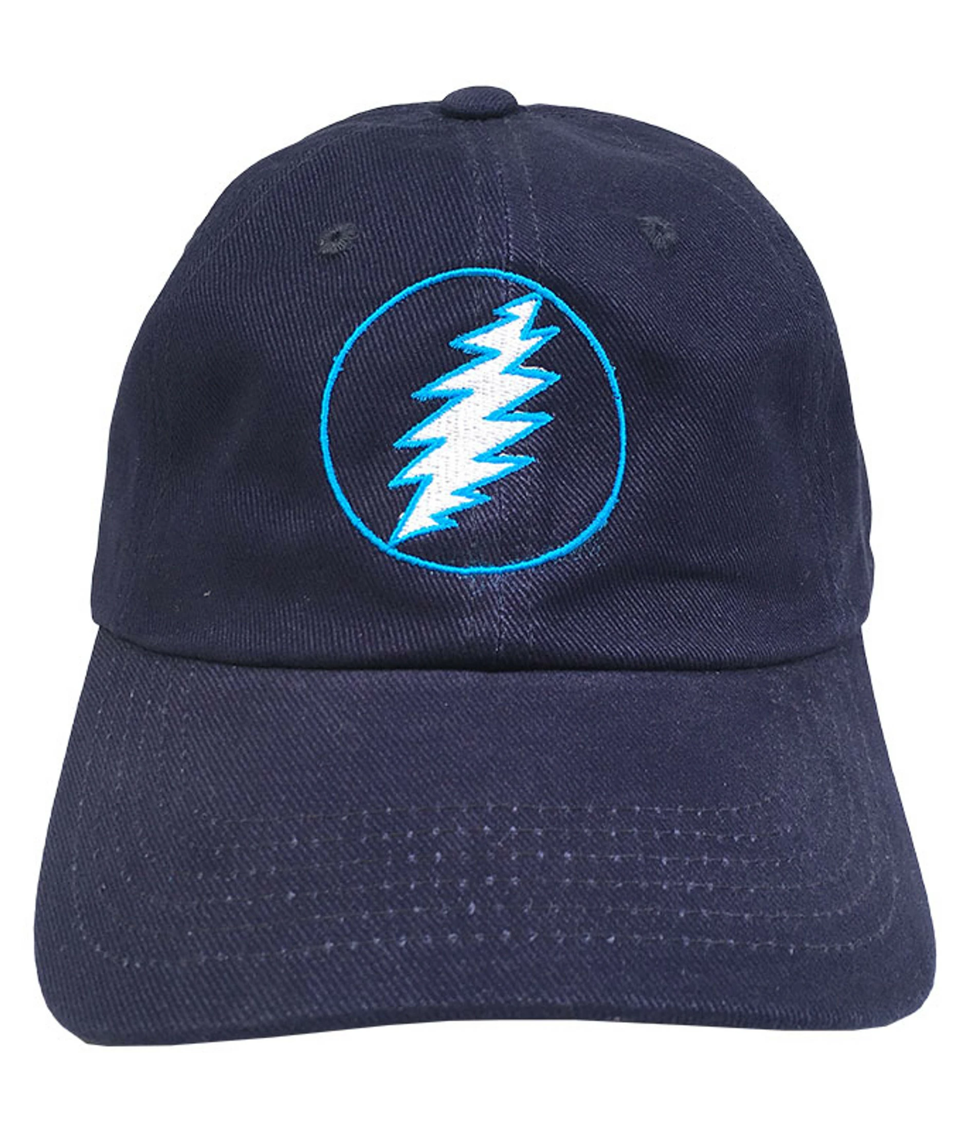 GD Lightning Bolt Navy Baseball Cap 3 GD Lightning Bolt Navy Baseball Cap