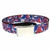 SYF Collage Adjustable Web Belt Black