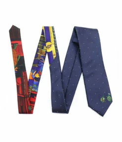 Navy Dotted Terrapin Tie