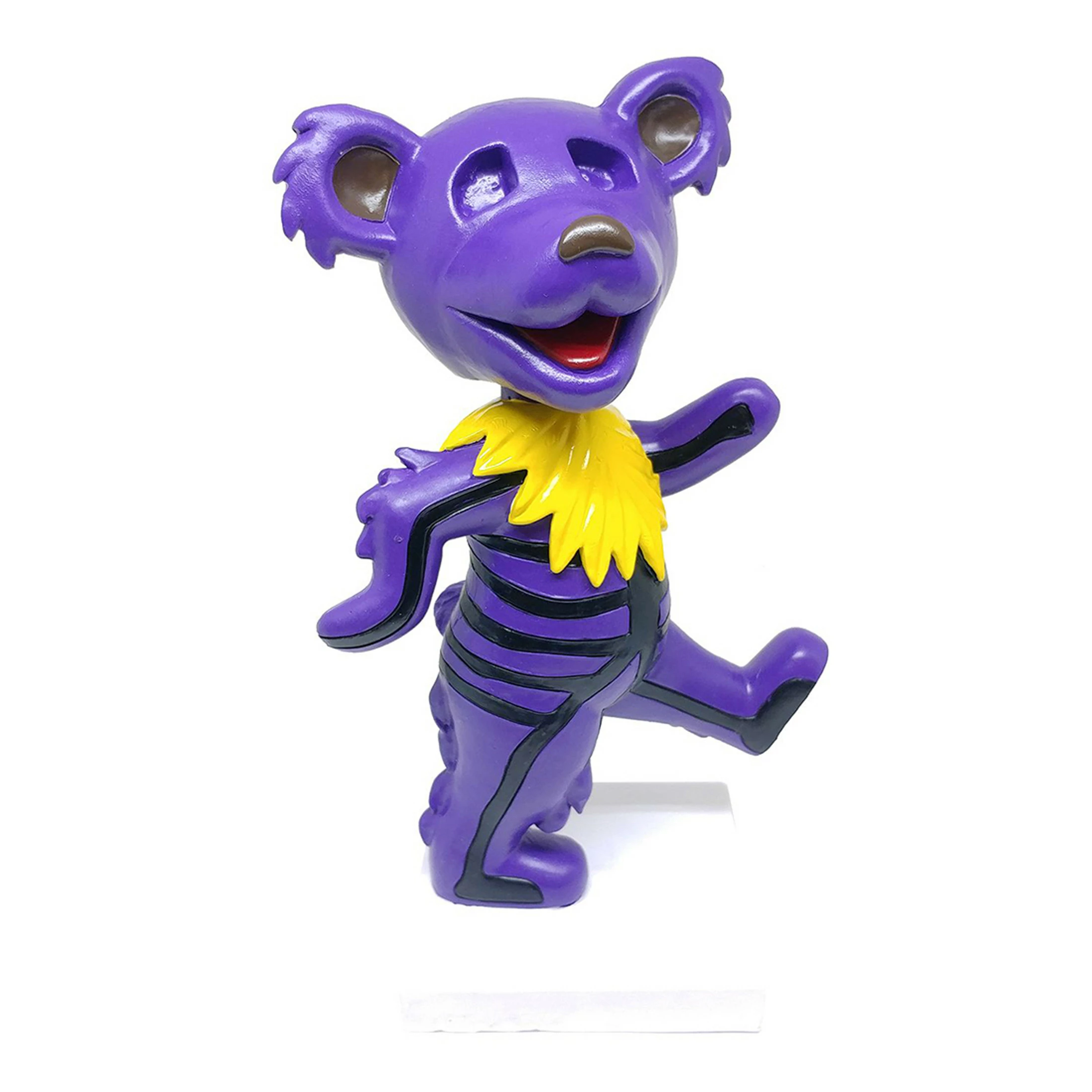 GD Bobblehead Dancing Skeleton Bear Purple 4 GD Bobblehead Dancing Skeleton Bear Purple - Image 2