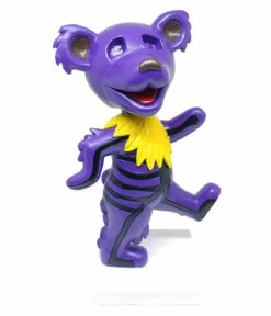 GD Bobblehead Dancing Skeleton Bear Purple