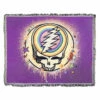 GD Rainbow Splatter Purple Woven Blanket 1 GD Rainbow Splatter Purple Woven Blanket -MLB Shop RETGDRSPWB 44239.1648062070