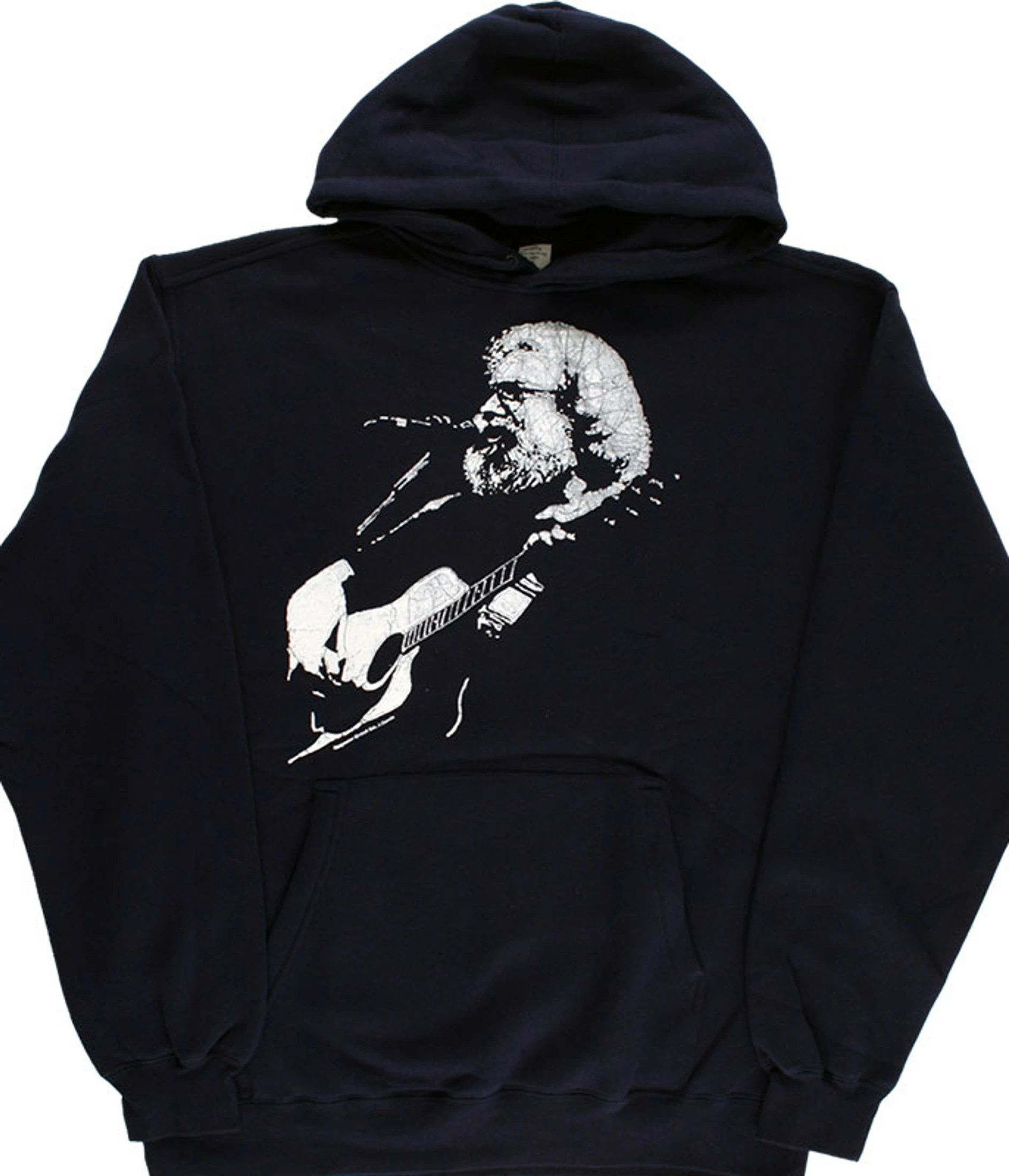 Jerry Garcia Acoustic Navy Hoodie 3 Jerry Garcia Acoustic Navy Hoodie