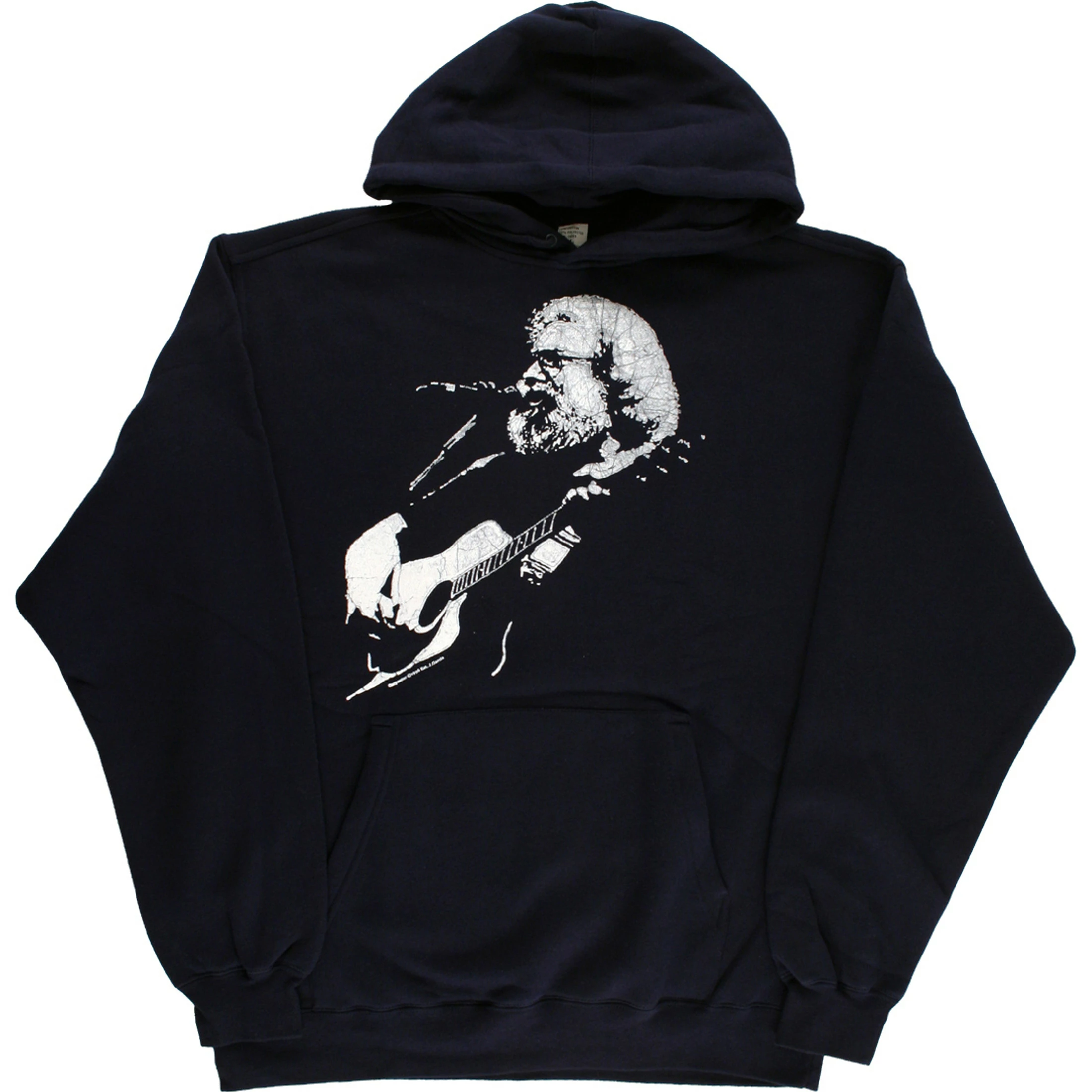 Jerry Garcia Acoustic Navy Hoodie 4 Jerry Garcia Acoustic Navy Hoodie - Image 2