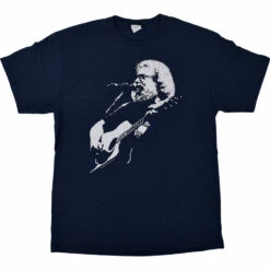 Jerry Garcia Acoustic Navy T-Shirt 6 Jerry Garcia Acoustic Navy T-Shirt -MLB Shop RETJGJAf 09173.1647968959