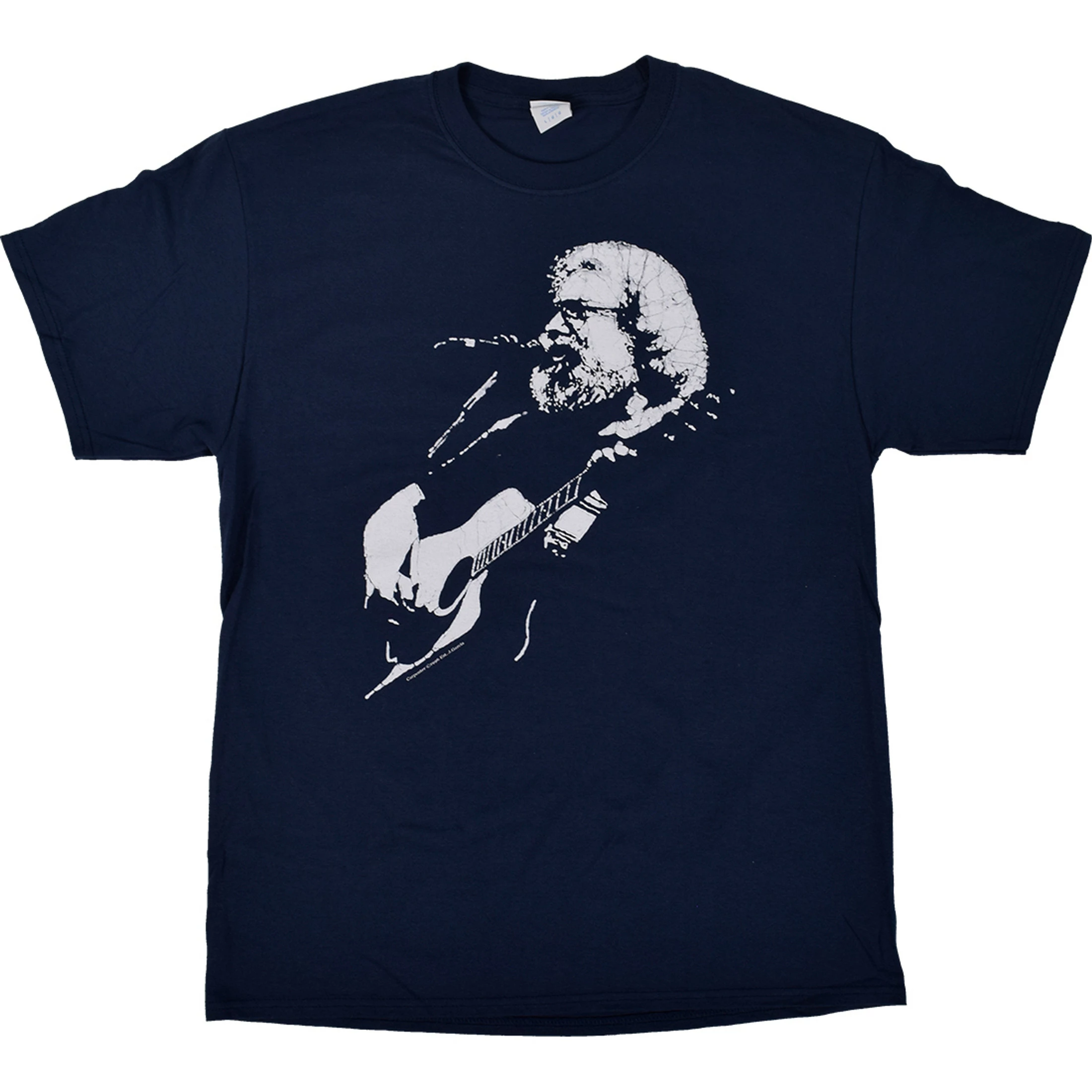 Jerry Garcia Acoustic Navy T-Shirt 4 Jerry Garcia Acoustic Navy T-Shirt - Image 2