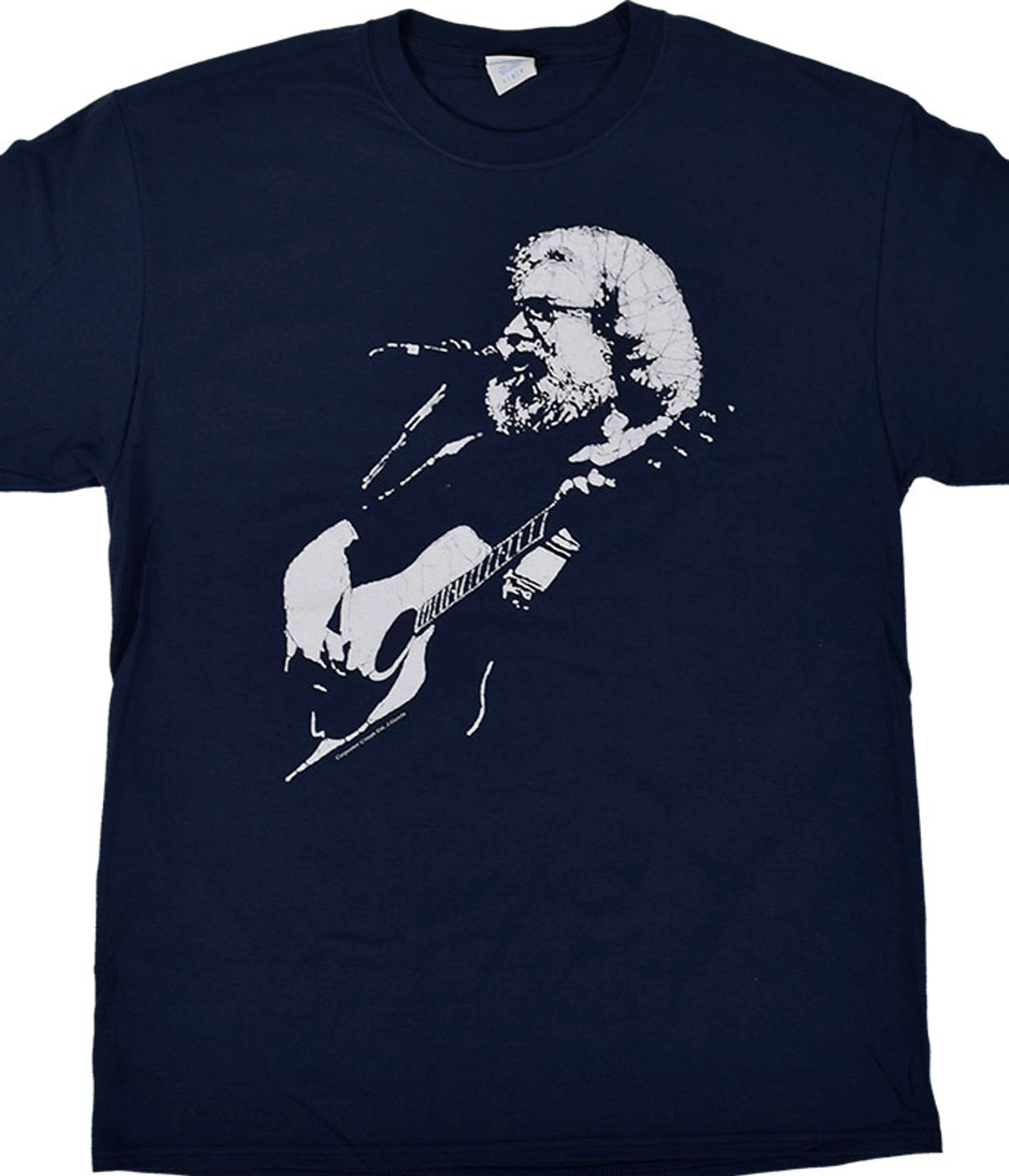 Jerry Garcia Acoustic Navy T-Shirt 3 Jerry Garcia Acoustic Navy T-Shirt
