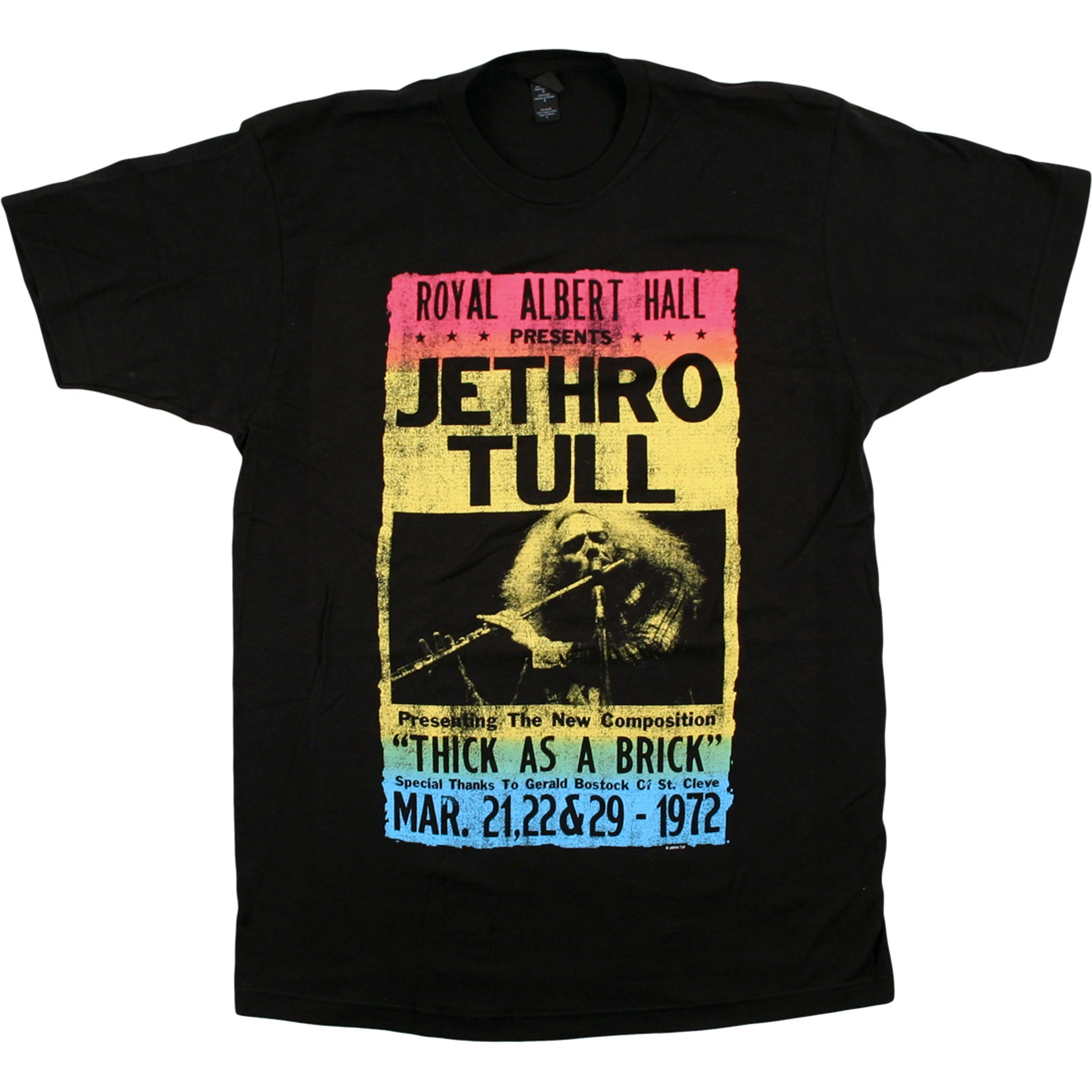 Jethro Tull Royal Albert Hall Black T-Shirt 4 Jethro Tull Royal Albert Hall Black T-Shirt - Image 2