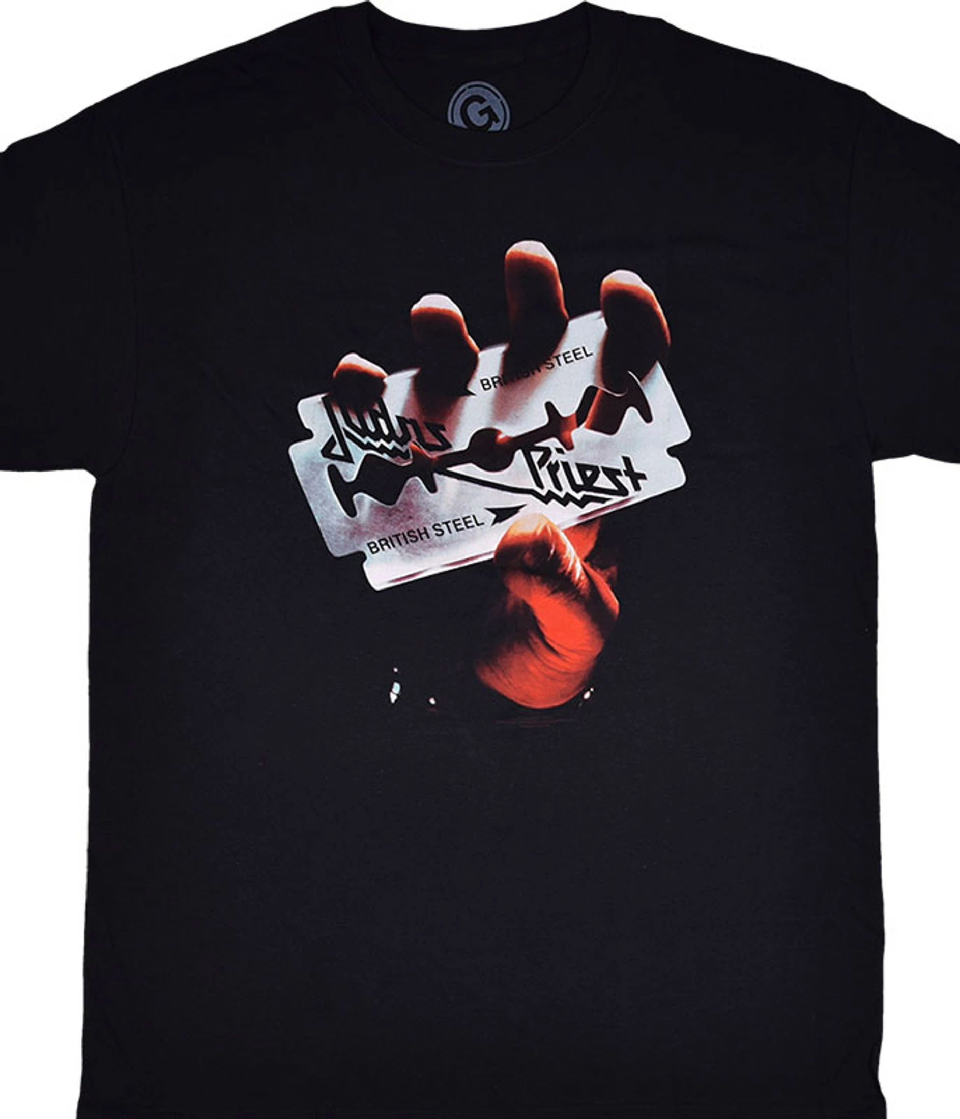 Judas Priest British Steel Black T-Shirt 3 Judas Priest British Steel Black T-Shirt
