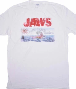 Jaws Island White T-Shirt