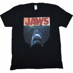 Jaws Poster Again Black T-Shirt -MLB Shop RETJWPAf 02187.1568666377