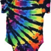 Rainbow Black Streak Tie-Dye Onesie -MLB Shop RETLBBKNOf 62823.1569264558