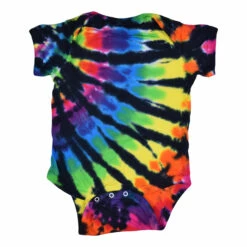 Rainbow Black Streak Tie-Dye Onesie -MLB Shop RETLBBKNOf 81255.1490894788