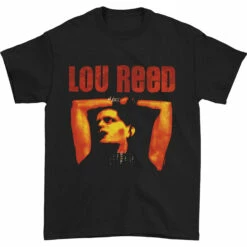 Lou Reed Rock And Roll Animal Black T-Shirt -MLB Shop RETLRRRAf 33929.1598039206