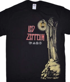 Led Zeppelin Hermit Black T-Shirt