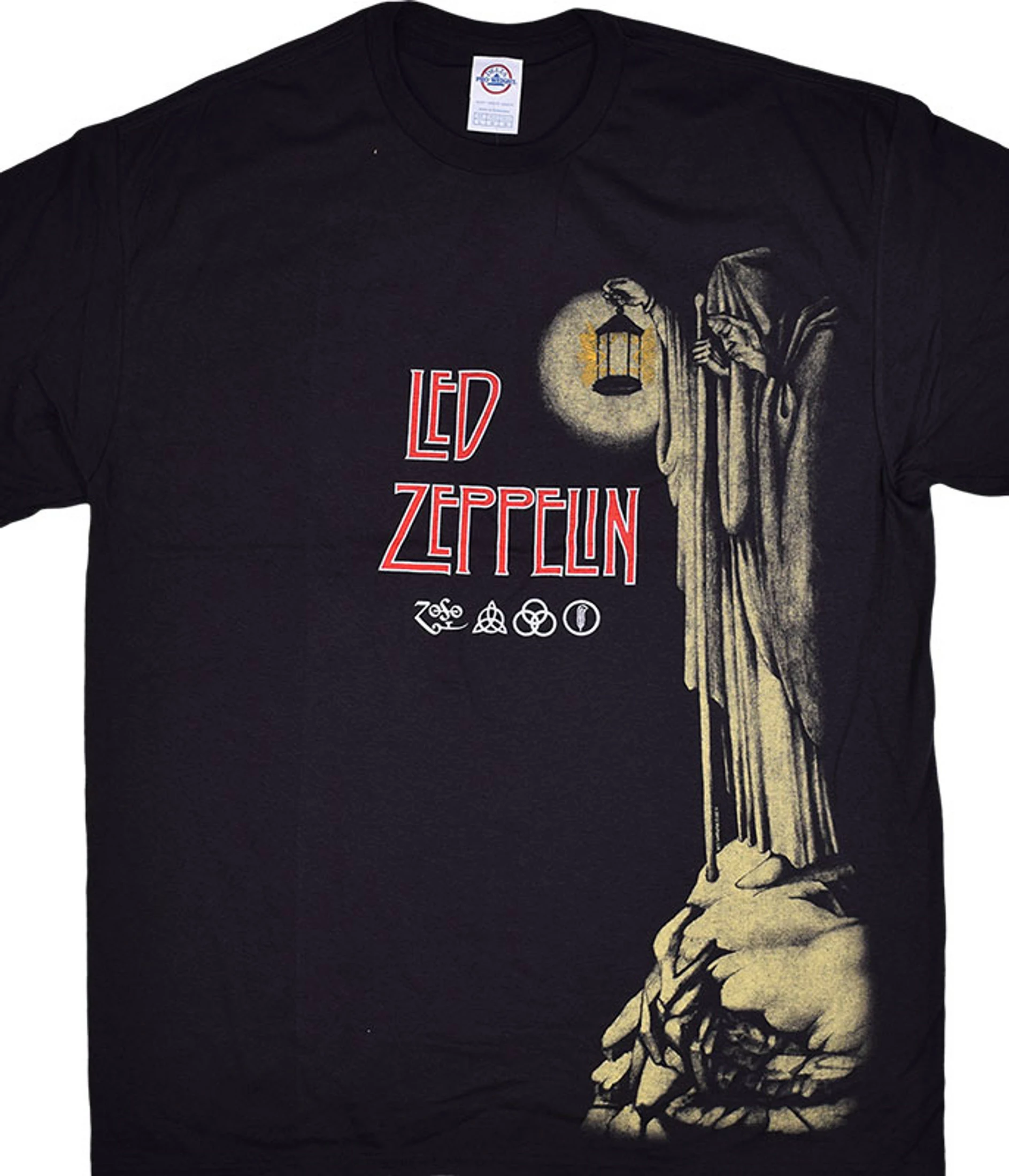 Led Zeppelin Hermit Black T-Shirt 3 Led Zeppelin Hermit Black T-Shirt
