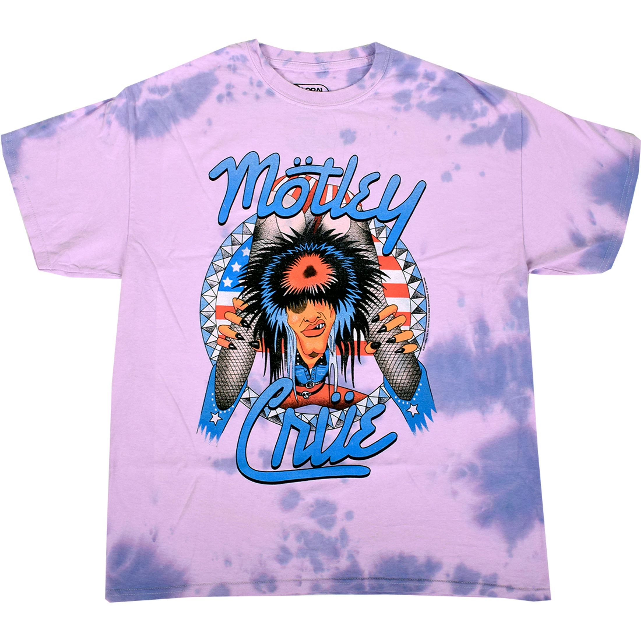 Motley Crue Americana Tie-Dye T-Shirt 4 Motley Crue Americana Tie-Dye T-Shirt - Image 2