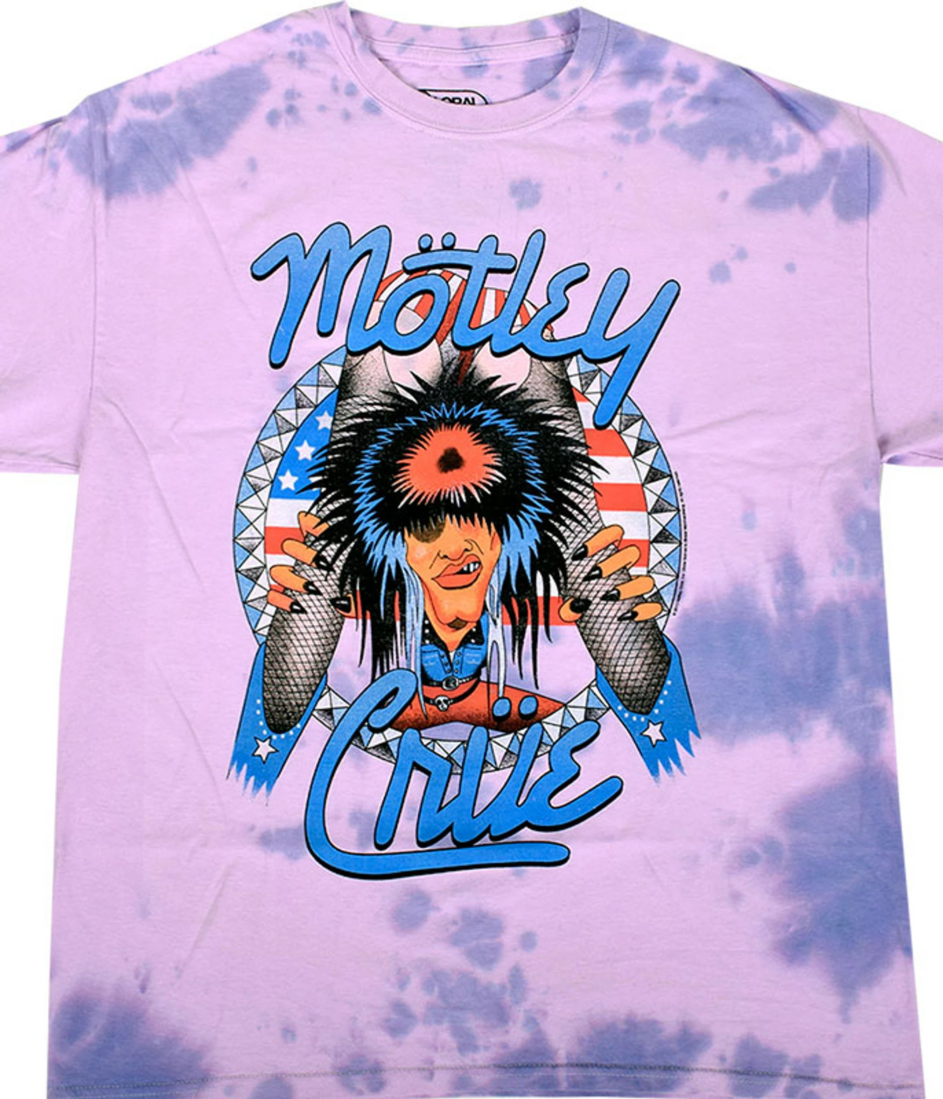 Motley Crue Americana Tie-Dye T-Shirt 3 Motley Crue Americana Tie-Dye T-Shirt