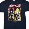 Motley Crue Fire Group Black T-Shirt -MLB Shop RETMCFGf 04810.1617392427