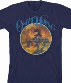 Neil Young Crazy Horse Navy T-Shirt