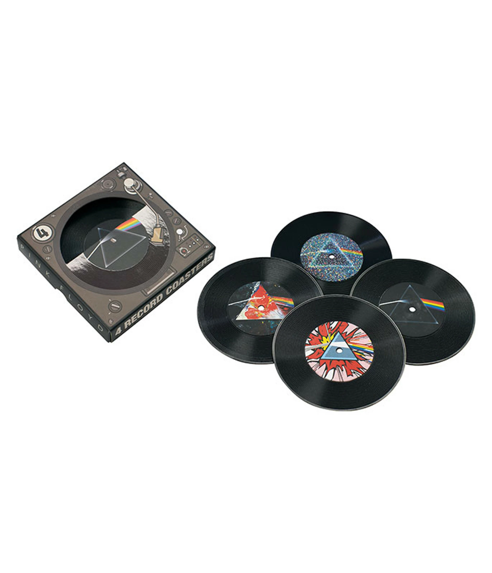 Pink Floyd Records Coaster Set 3 Pink Floyd Records Coaster Set