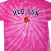 MLB Boston Red Sox Youth Pink Spiral Tie-Dye T-Shirt -MLB Shop RETPS121Yf 04585.1569264810
