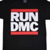 RUN DMC Classic Logo Black T-Shirt -MLB Shop RETRDCLf 67229.1569264813