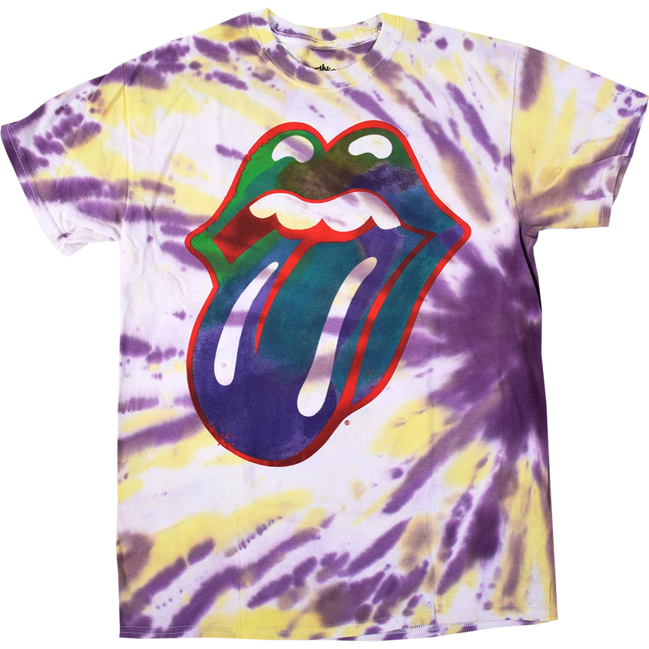 Rolling Stones Colored Tongue Tie-Dye T-Shirt 4 Rolling Stones Colored Tongue Tie-Dye T-Shirt - Image 2