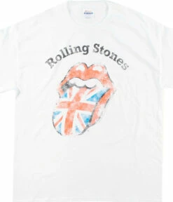 Stones Union Jack White T-Shirt