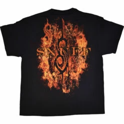 Slipknot Radio Fire Black T-Shirt -MLB Shop RETSKRFb 87543.1615482772