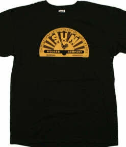 Sun Records Memphis Label Black T-Shirt