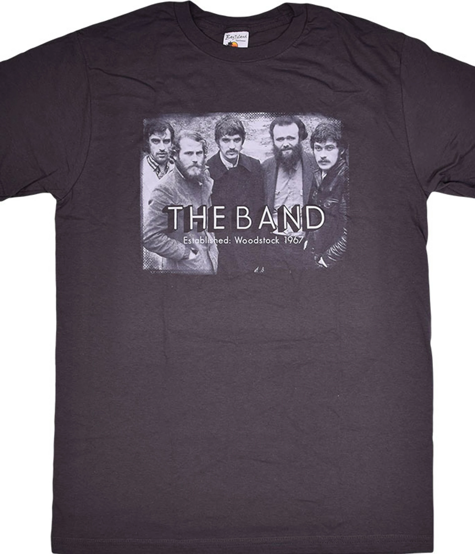 The Band Woodstock Photo Grey T-Shirt 3 The Band Woodstock Photo Grey T-Shirt