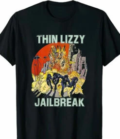 Thin Lizzy Jailbreak Black T-Shirt