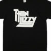 Thin Lizzy Logo Black T-Shirt -MLB Shop RETTLLBf 01996.1569264828