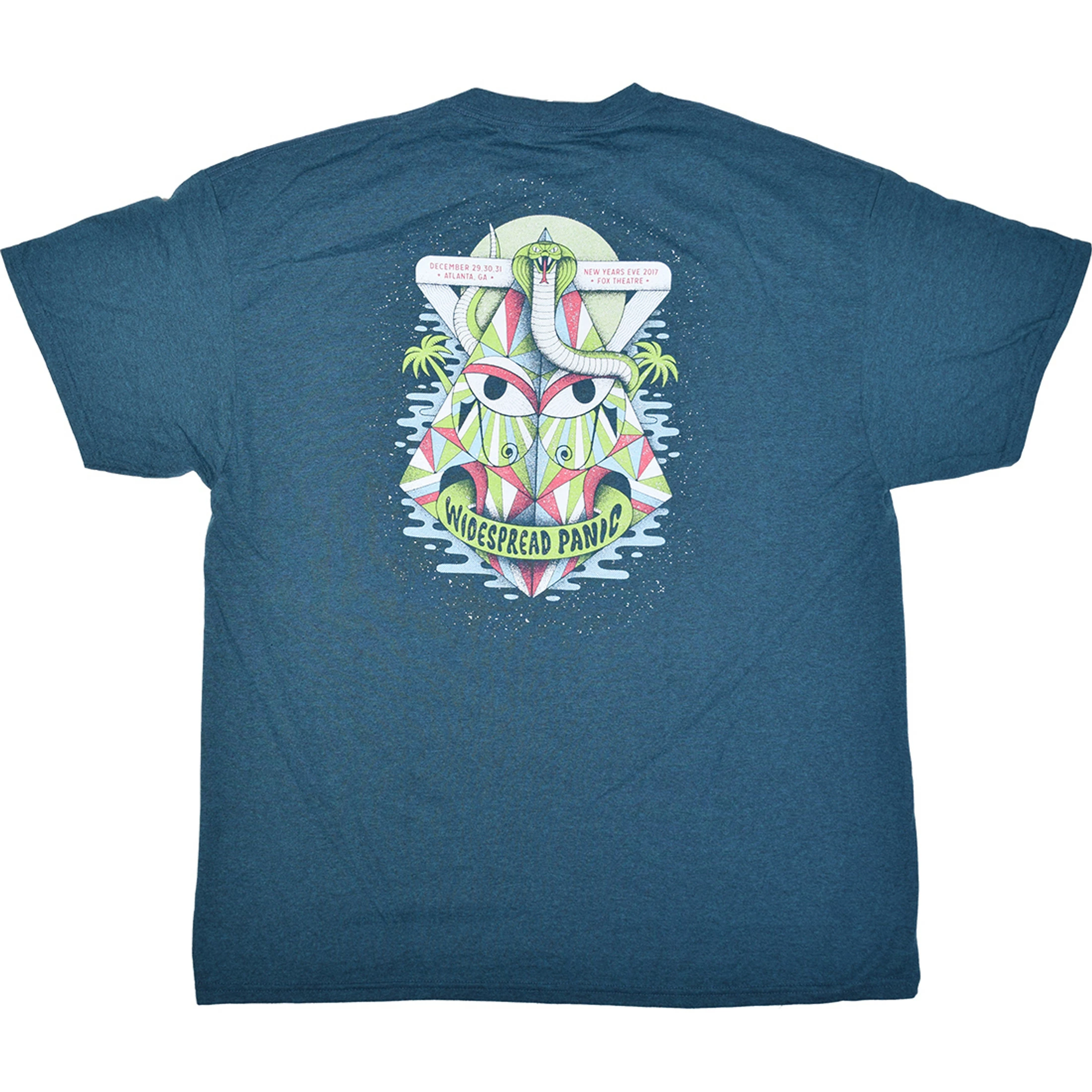Widespread Panic New Years Eve Cobra Blue T-Shirt 5 Widespread Panic New Years Eve Cobra Blue T-Shirt - Image 3