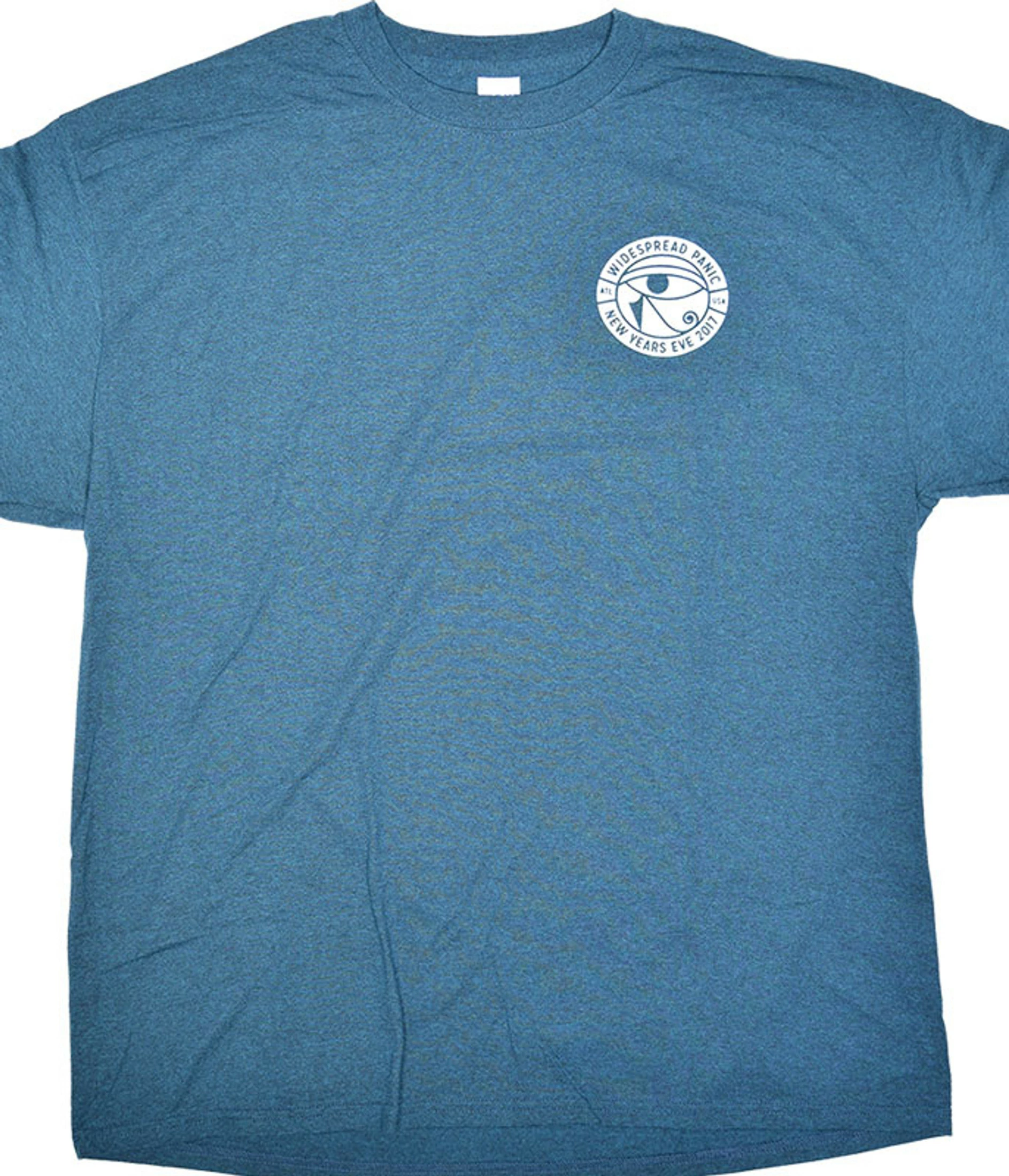 Widespread Panic New Years Eve Cobra Blue T-Shirt 3 Widespread Panic New Years Eve Cobra Blue T-Shirt